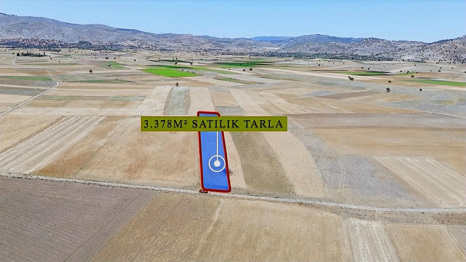 C21 NET'ten SATILIK Tefenni Beyköyde 3.378m Tarla