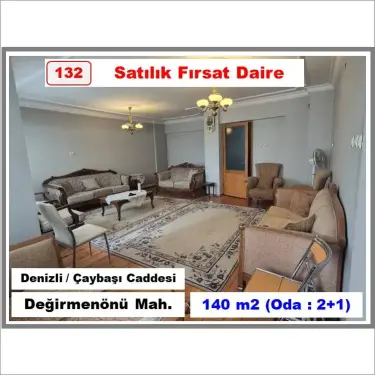 (132) SATILIK FIRSAT DAİRE (Denizli-Değirmenönü Mah.) (0 505 750 55 48)