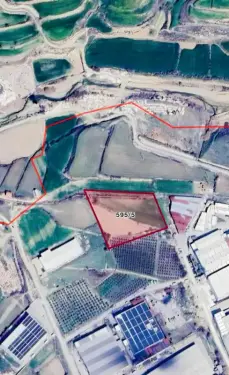 PAMUKKALE KOYUNALİLER 9712m2 ORGANİZE KÖŞE SANAYİ PARSELİ