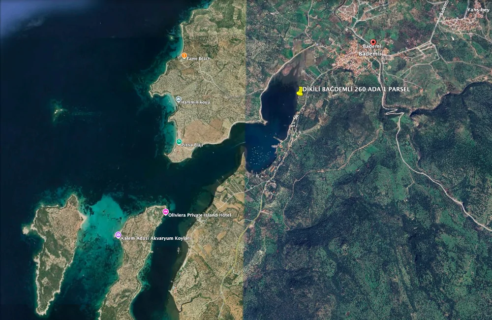 NOVA TERRA DAN İZMİR KALEM ADASI KARŞISI DENİZE SIFIR PARSEL 