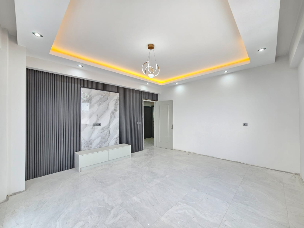 Denizli şemikler de önü açık 2+1 lüks işçilikte panjurlu satılık konsept daire