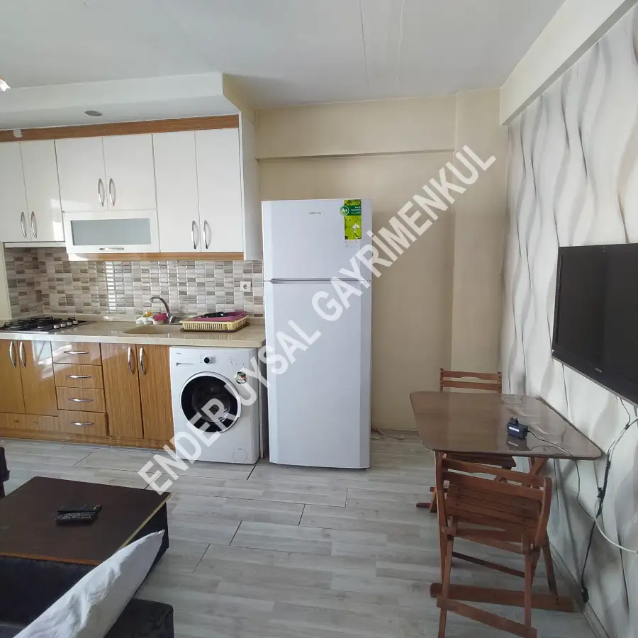 ENDER UYSAL GAYRİMENKULDEN SEVİL KAYNAK OKULUNA CEPHE 2 AYRI GİRİŞLİ EŞYALI DUBLEX DAİRE...